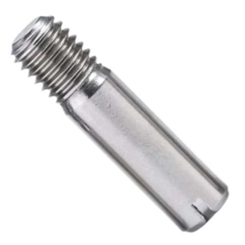 10 STÜCKE 304 Edelstahl M4 Schlitz Zylindrischen Außengewinde Solide Passstift Positionierung Rolle Welle Positionierung Pin(22mm) von shundeed