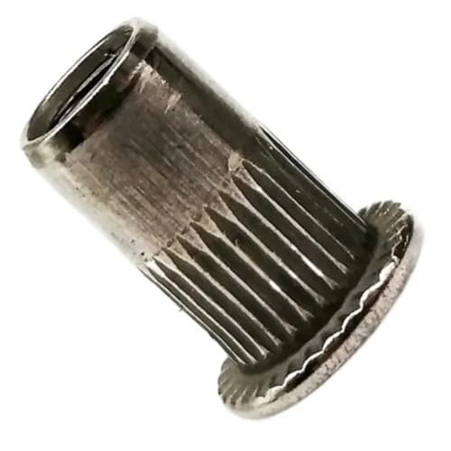 20Pcs M4 M5 M6 M8 M10 M12 304 A2-70 Edelstahl Flache Kopf Niet Mutter Binden Einsatz Rivnut Nutsert(20pcs M4) von shundeed
