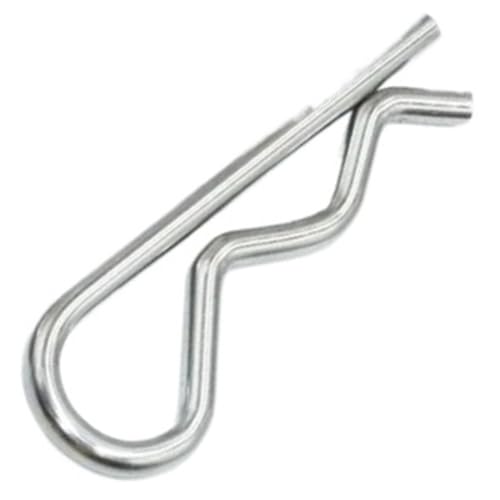304 Edelstahl R-Typ Federsplint Wellenform Split Clip Clamp Haar Traktor Pin Durchmesser = 1 Bis 5mm(M1.8x35mm (50PCS)) von shundeed