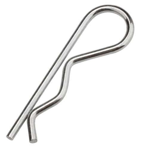 M1.2~M6 304 Edelstahl Sicherheits-Split-Clip BR-Form Federsplinte Kupplungssicherungsstifte For Die Reparatur Von Autoanhängern(M6x120 1Pcs)) von shundeed