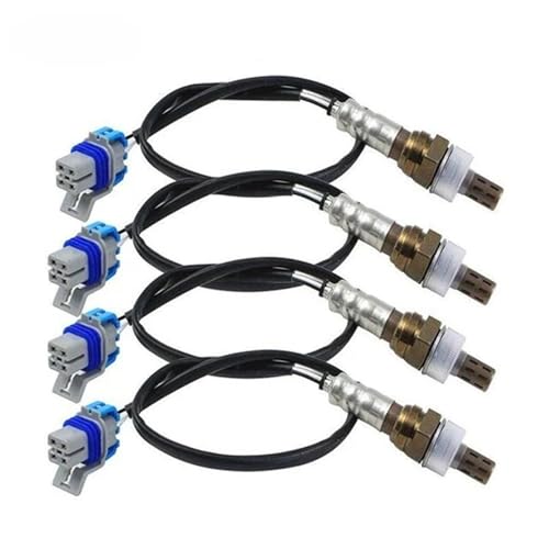 Sauerstoffsensor für Kraftfahrzeuge 4 Stück O2-Sauerstoffsensor Upstream Downstream/Passend for 2003 2004 2005 2006 Cadillac Escalade GMC Yukon Hummer H2 6.0L 234-4669 234-4651 Sauerstoffsensor von shunvcw