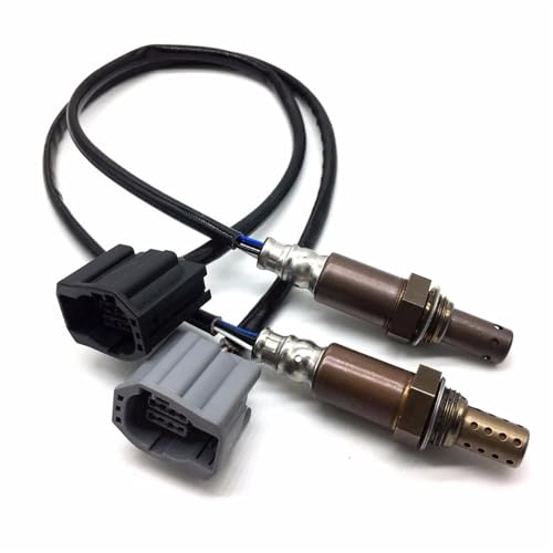 Sauerstoffsensor für Kraftfahrzeuge 850-mm-Sauerstoffsensor/Passend for Mazda 2 1.5L Modell 2005 2 Stück Bank 1 Bank 2 Sauerstoff-O2-Sensor mit Anschluss Lambda-Autoteilesensoren Sauerstoffsensor von shunvcw