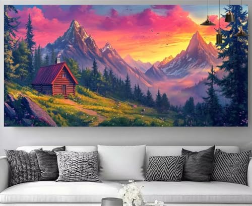 Diamond Painting Sonnenuntergang Diamant Painting Kinder Berge Kristall Stickerei Kit, 5D Crystal Art Volldiamant Strass Eckige Steine Bastelset, Diy Daiments Mosaik Art für Dekor 100x200cm M-Y776 Diamond Painting Sonnenuntergang Diamant Painting Kinder Berge Kristall Stickerei Kit, 5D Crystal Art Volldiamant Strass Eckige Steine Bastelset, Diy Daiments Mosaik Art für Dekor 100x200cm M-Y776 von shuoguoo