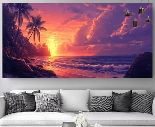 Diamond Painting Sonnenuntergang Diamant Painting Kinder Strand Kristall Stickerei Kit, 5D Crystal Art Volldiamant Strass Eckige Steine Bastelset, Diy Daiments Mosaik Art für Dekor 100x200cm M-Y768 Diamond Painting Sonnenuntergang Diamant Painting Kinder Strand Kristall Stickerei Kit, 5D Crystal Art Volldiamant Strass Eckige Steine Bastelset, Diy Daiments Mosaik Art für Dekor 100x200cm M-Y768 von shuoguoo