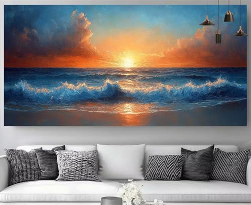 Diamond Painting Sonnenuntergang Diamant Painting Kinder Strand Kristall Stickerei Kit, 5D Crystal Art Volldiamant Strass Eckige Steine Bastelset, Diy Daiments Mosaik Art für Dekor 80x240cm M-Y770 Diamond Painting Sonnenuntergang Diamant Painting Kinder Strand Kristall Stickerei Kit, 5D Crystal Art Volldiamant Strass Eckige Steine Bastelset, Diy Daiments Mosaik Art für Dekor 80x240cm M-Y770 von shuoguoo
