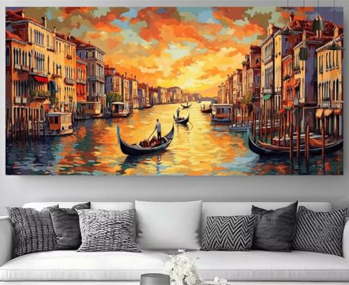 Diamond Painting Sonnenuntergang Diamant Painting Kinder Venedig Kristall Stickerei Kit, 5D Crystal Art Volldiamant Strass Eckige Steine Bastelset, Diy Daiments Mosaik Art für Dekor 100x200cm M-Y780 Diamond Painting Sonnenuntergang Diamant Painting Kinder Venedig Kristall Stickerei Kit, 5D Crystal Art Volldiamant Strass Eckige Steine Bastelset, Diy Daiments Mosaik Art für Dekor 100x200cm M-Y780 von shuoguoo