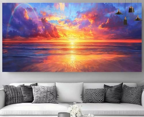 Sonnenuntergang Diamond Painting Strand Diamond Painting Erwachsene Bastelset, 5D Crystal Art Kreuzstich Strass Stickereipuzzl, Diy Kinder Daiments Malerei Volldiamant Leinwand Gift 40x120cm M-Y775 Sonnenuntergang Diamond Painting Strand Diamond Painting Erwachsene Bastelset, 5D Crystal Art Kreuzstich Strass Stickereipuzzl, Diy Kinder Daiments Malerei Volldiamant Leinwand Gift 40x120cm M-Y775 von shuoguoo