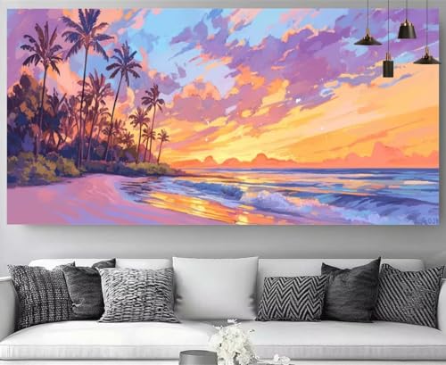 Sonnenuntergang Diamond Painting Strand Diamond Painting Erwachsene Bastelset, 5D Crystal Art Kreuzstich Strass Stickereipuzzl, Diy Kinder Daiments Malerei Volldiamant Leinwand Gift 80x160cm M-Y771 Sonnenuntergang Diamond Painting Strand Diamond Painting Erwachsene Bastelset, 5D Crystal Art Kreuzstich Strass Stickereipuzzl, Diy Kinder Daiments Malerei Volldiamant Leinwand Gift 80x160cm M-Y771 von shuoguoo
