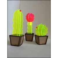 Saftige Skulptur - Fluoreszierende Grüne Kaktus Pflanze Saftige Skulptur - Fluoreszierende Grüne Kaktus Pflanze von shwiftydesign