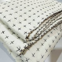 Reiner Baumwollstoff Plus Form Kantha Arbeit Bettbezug Ke Sath Werfen von shyamas
