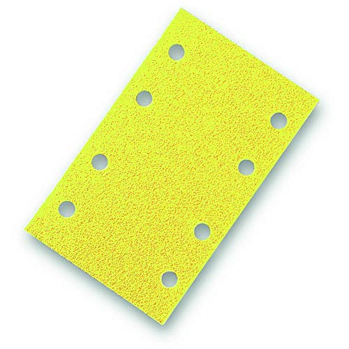 sia Abrasives 100 Stück Siarexx Siafast Serie 160 Papierstreifen, 8 Loch, 133 mm x 81 mm, Körnung 240, 1900.2 von sia