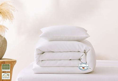 LEDINA Leinen Bettwäsche Spannbettlaken | 100% European Premium Washed Linen & ÖkoTex Zertifiziert | Weich | Nachhaltig | Antibakteriell & Milbenfrei & Atmungsaktiv (Natur Weiß, 180 x 200 + 29 cm) von sichou die seidenmanufaktur