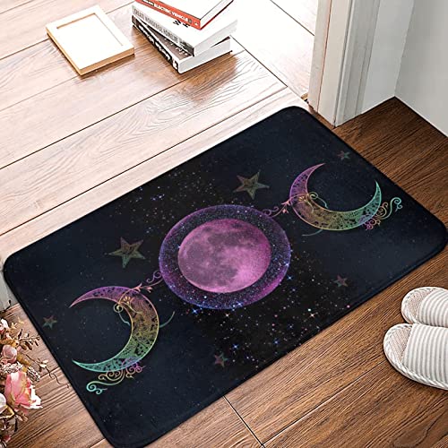 Küchenmatten Galaxie Die Dreifache Mondgöttin Wicca 40X60Cm Fussmatte Schmutz Widerstehen Saugstarke Türmatte Pflegeleichte Fußmatte Für Badezimmer Küche Innen von sichuanyanluogemaoyiyouxiangongsi