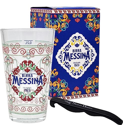 sicilia bedda - BIER MESSINA ED. BEGRENZT 0.2 CL - Tribut an sizilianische Künstler mit Flaschenöffner (Luminarie di Trapani) von sicilia bedda