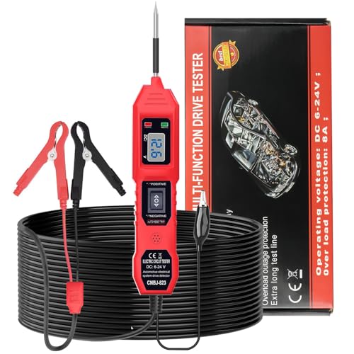 Multi-functional Car Circuit Tester Car Accessories, Car Electrical System Diagnostic Tool With LCD Display, Car Gadgets, Professional Car Inspection Tool For Car SUV Motorcycle, Car Accessories von sicotool