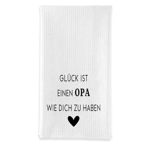 sidaopiu Küchentücher Geschenke für Opa Geburtstag,Opa Geschenk Geschirrtuch Weihnachten von sidaopiu