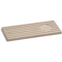 side by side - Drink & Dip Servierbrett, 32 x 14,5 cm, Esche natur von side by side