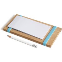 side by side - Notizblockhalter Milch, Eier, Butter, hellblau von side by side