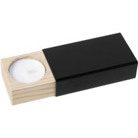 side by side - Two of us Kerzenhalter, 9,2 x 5 cm, Esche / schwarz von side by side