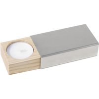 side by side - Two of us Kerzenhalter, 9,2 x 5 cm, Esche / silber von side by side