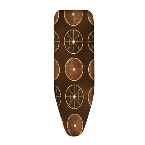 Bügelbrettbezug 120X40 Braun Gold mit Schnurbindung & Stretch System - Hitzebeständig, Reflektierend, Waschbar Strapazierfähig und Leicht Anzubringen Bügelbrett Bezug Bügelbrettbezug 120X40 Braun Gold mit Schnurbindung & Stretch System - Hitzebeständig, Reflektierend, Waschbar Strapazierfähig und Leicht Anzubringen Bügelbrett Bezug von siebe