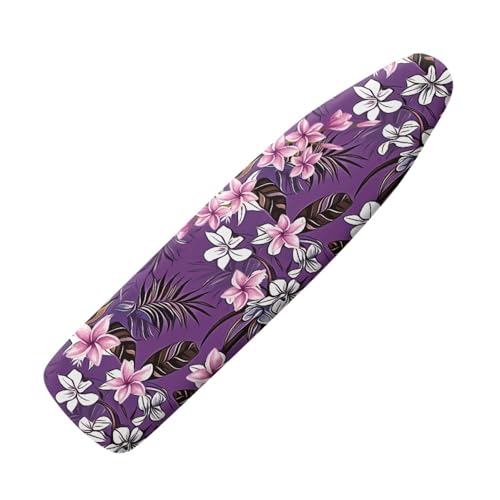 Bügelbrettbezug 120X40 Lila Rosa mit Schnurbindung & Stretch System - Hitzebeständig, Reflektierend, Waschbar Strapazierfähig und Leicht Anzubringen Bügelbrett Bezug von siebe