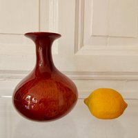 Art Glass Vase Vintage Objekt von siebenundsiebzig
