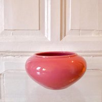 Keramik Übertopf Vase Cachepot Pottery Rosa Altrosa Vintage Keramik Übertopf Vase Cachepot Pottery Rosa Altrosa Vintage von siebenundsiebzig