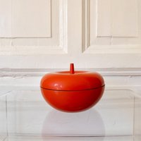 Laurids Lønborg Deckel Dose Apfel Danish Design Mid Century True Vintage von siebenundsiebzig