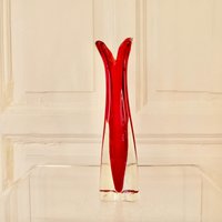 Murano Vase Glaskunst Objekt Art Glass Skulptur 60Er 70Er Jahre Vintage von siebenundsiebzig