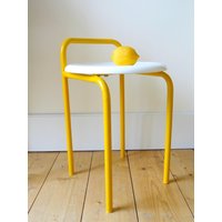 Seltener Gebhan Hocker Gelb 70Er Jahre True Vintage Pop Art Space Age Objekt Seltener Gebhan Hocker Gelb 70Er Jahre True Vintage Pop Art Space Age Objekt von siebenundsiebzig