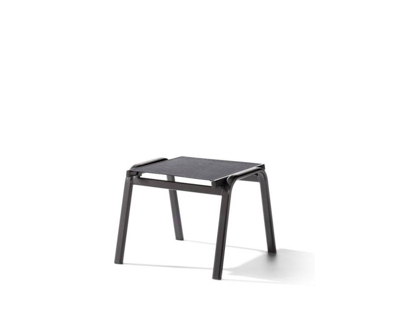 sieger EXKLUSIV Gartenlounge-Hocker Sieger Cadiz Hocker Aluminium/Textilene von sieger EXKLUSIV