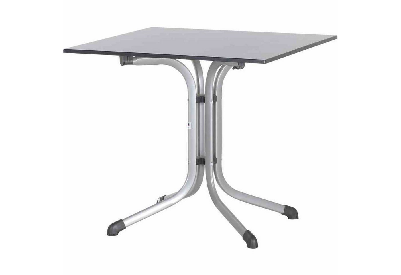 sieger Gartentisch Bouelvard-Klapptisch vivodur, 80x80 cm graphit Stahlgestell graphit sieger Gartentisch Bouelvard-Klapptisch vivodur, 80x80 cm graphit Stahlgestell graphit von sieger