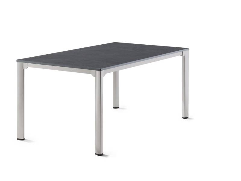sieger Gartentisch Loft Vivodur, in Schiefer anthrazit, Graphit - 165x74x95 (BxHxT) von sieger