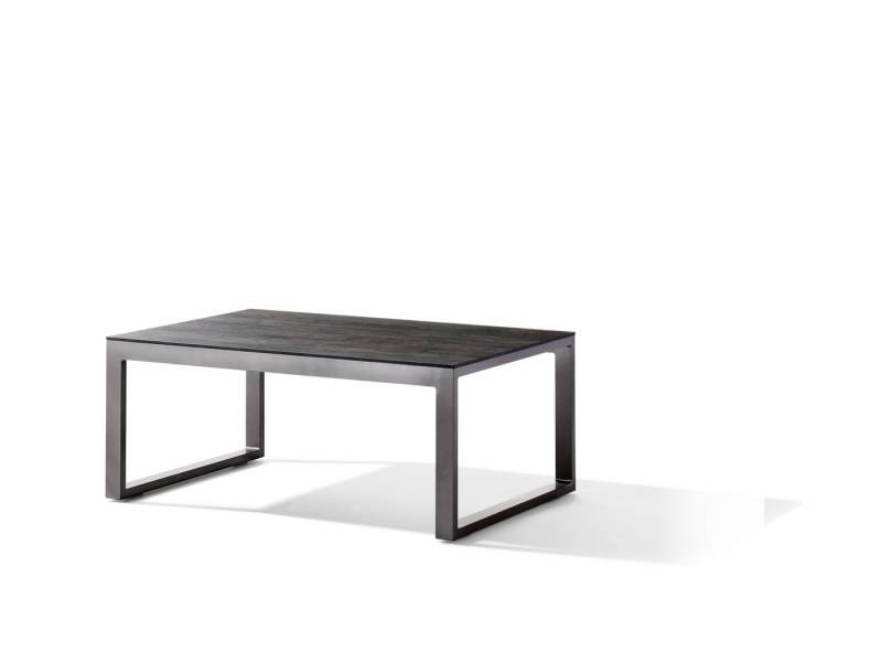 sieger Gartentisch Lounge, in Beton dunkel, eisengrau - 105x44x70 (BxHxT) von sieger