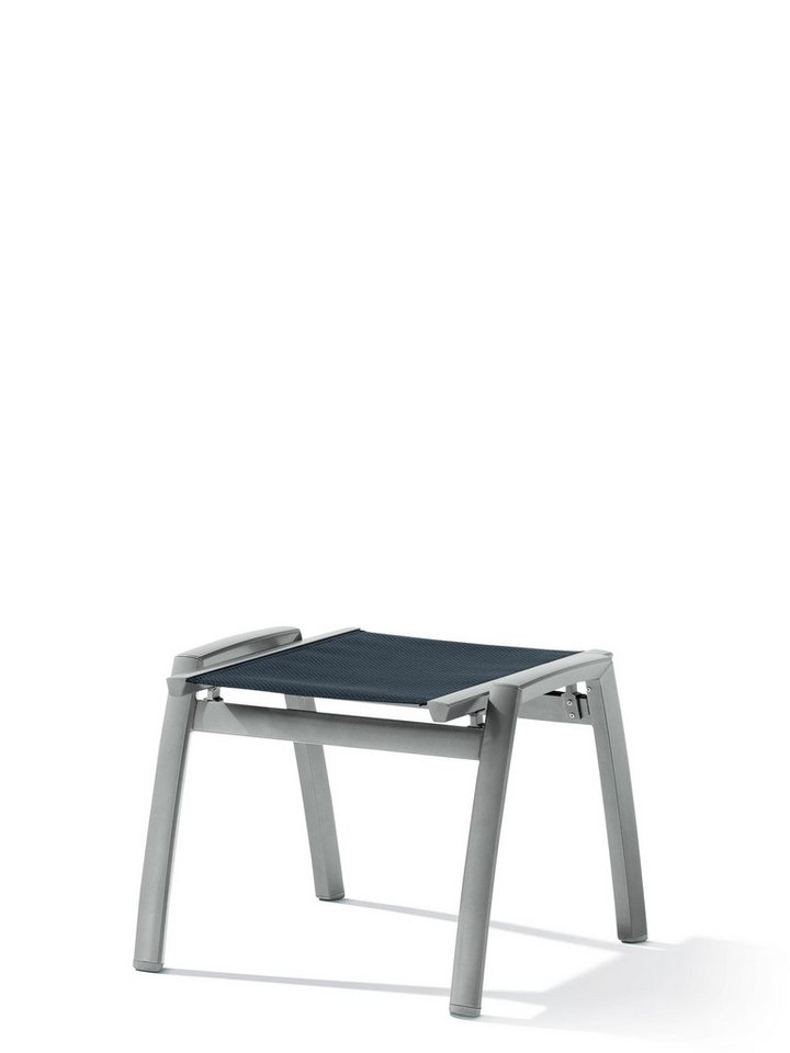 sieger Hocker Trento, in Grau, Kunstfasergewebe - 55x43x58cm (BxHxT) von sieger