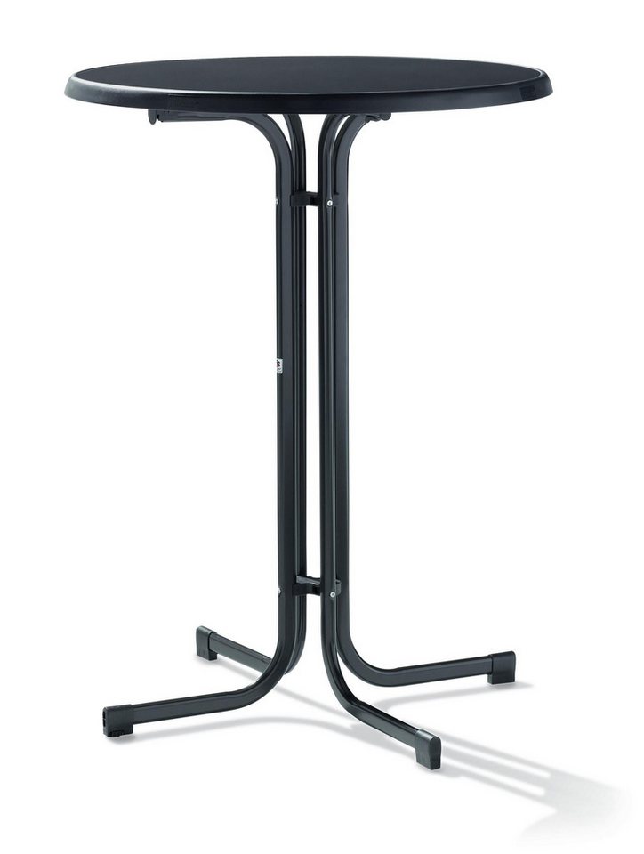 sieger Stehtisch Party, in Schiefer anthrazit, mecalit®-PRO - 112x86cm (HxD) von sieger