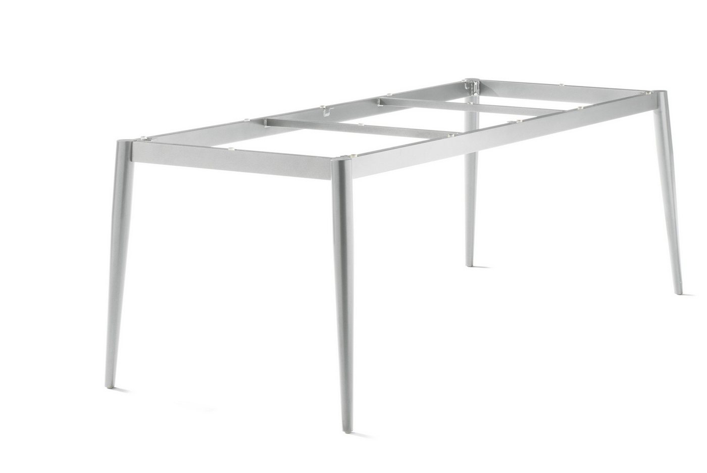 Sieger Gartenmöbel Tischgestell in graphit, Aluminium - 200x73x80cm (BxHxT) von Sieger Gartenmöbel
