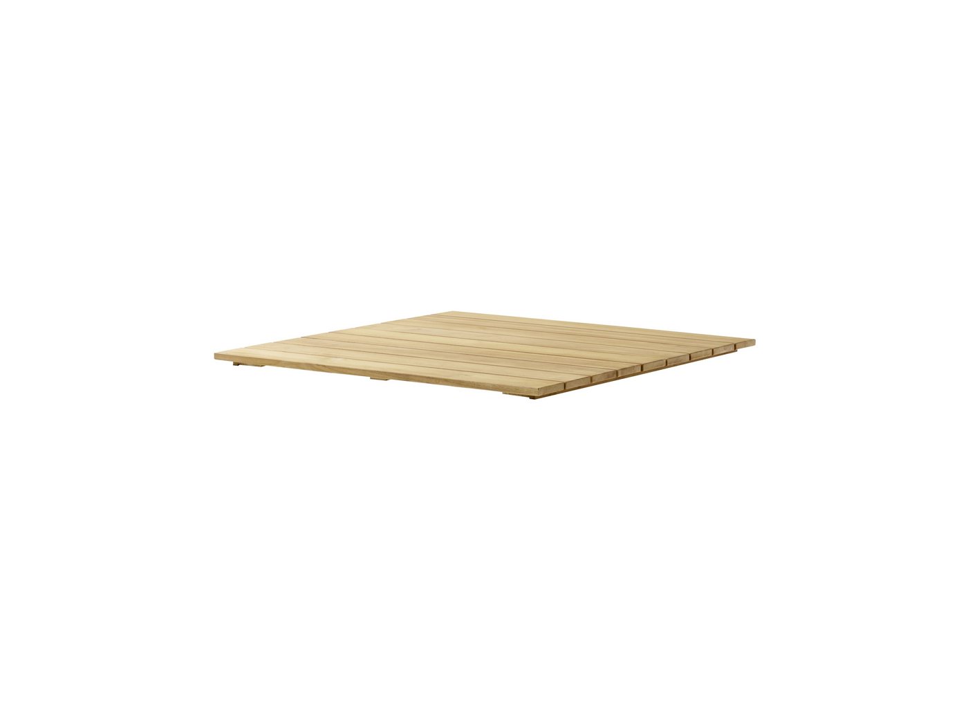 sieger Tischplatte Freesystem, in FSC Teak®, FSC Teak® - 90x1,7x90cm (BxHxT) von sieger
