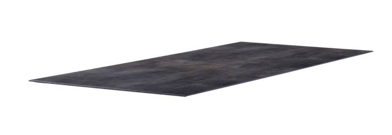 sieger Tischplatte Freesystem, in Zement anthrazit, Polytec® - 220x1,2x100cm (BxHxT) von sieger