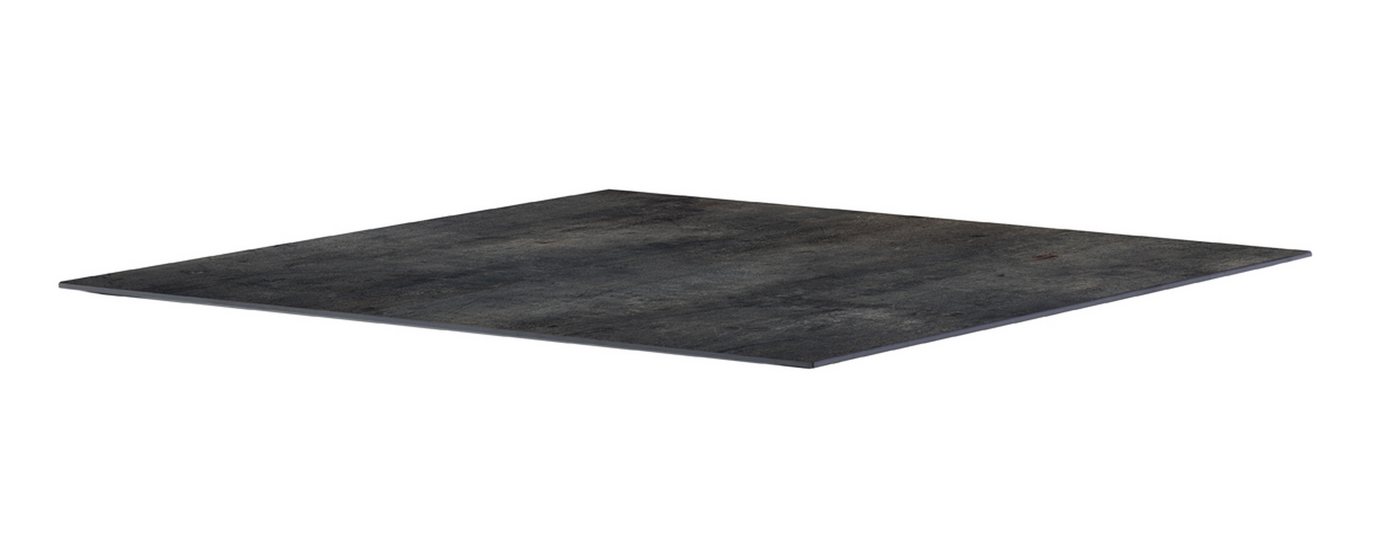 sieger Tischplatte Freesystem, in Zement anthrazit, Polytec® - 90x1,2x90cm (BxHxT) von sieger
