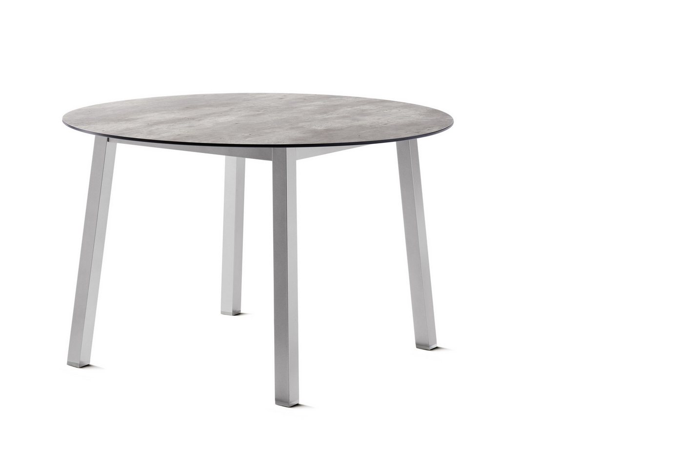 sieger Tischplatte Loft Polytec, in Beton hell, Polytec® - 120cm (D) von sieger