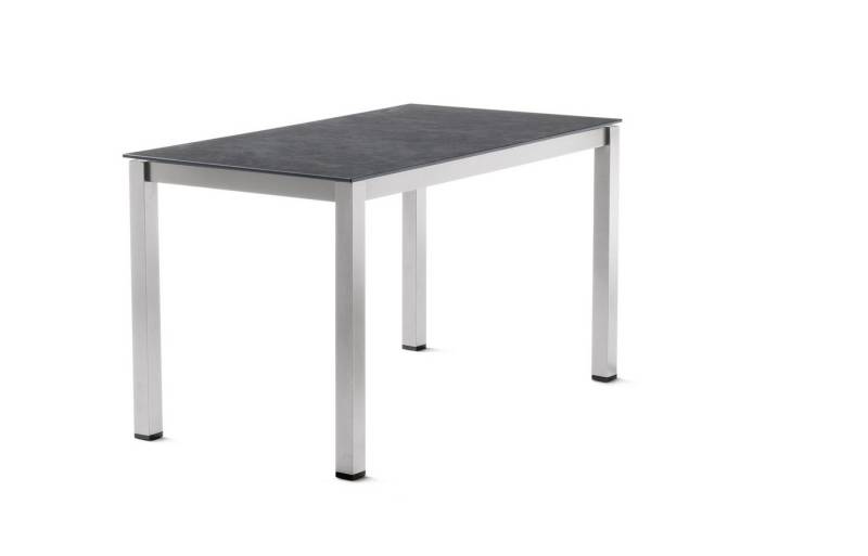 sieger Tischplatte Lounge, in Schiefer anthrazit, Polytec® - 120x10x80cm (BxHxT) von sieger