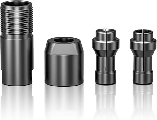 3/6 mm Winkelschleifer-Umwandlungszubehör, Gewindekonverter-Set für Winkelschleifer auf Geradschleifer, M10-Gewindeadapter konvertiert (3 mm + 6 mm) von sifteng