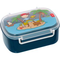 Sigikid Lunchbox "Sammy Samoa blau", (2 tlg.) von sigikid