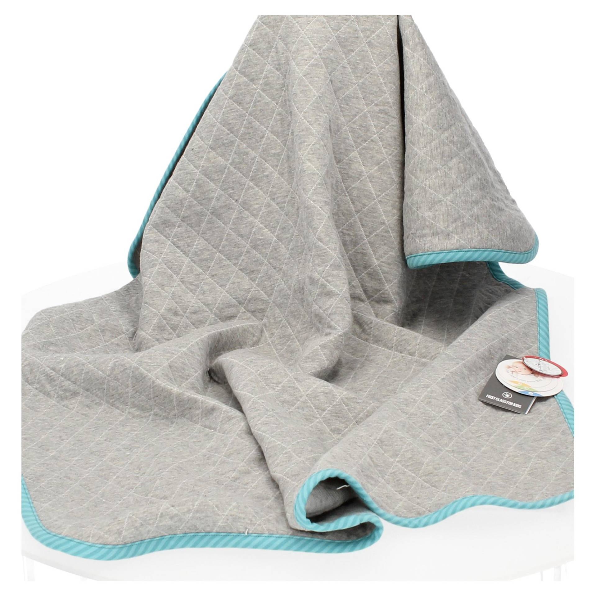 sigikid Babydecke Urban Baby Edition grau/blau sigikid Babydecke Urban Baby Edition grau/blau von sigikid, H.Scharrer & Koch GmbH & Co.KG