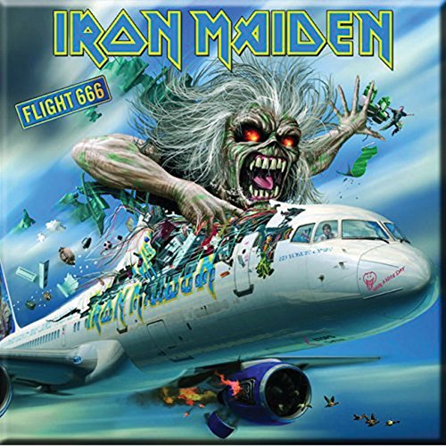 Iron Maiden Kühlschrankmagnet Flight 666 7,5 x 7,5 cm von Iron Maiden