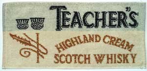 Teachers Whiskey Baumwolle Bar Towel (pp) von signs-unique