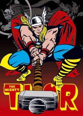 Thor (Marvel) Kühlschrankmagnet von signs-unique