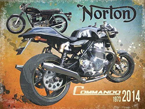 signs-unique Norton Commando 1973-2014 Metallschild (og 2015) von signs-unique